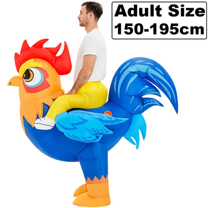 HOT Anime Dinosaur Inflatable Costume Party Mascot Costumes Suit Disfraz Cosplay Halloween Costumes For Adult Kids Dress