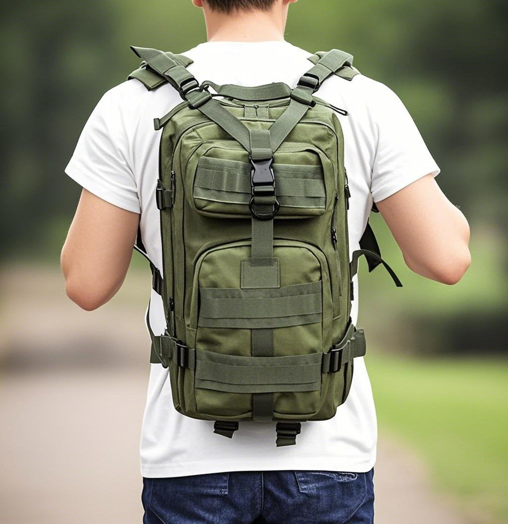 Mochila Tática Elite 50L/30L | Mochila de Trabalho e Militar 3X Mais Forte | Resistente e de Alta Durabilidade | Mochila de Sobrevivência MOLLE de 3 Dias