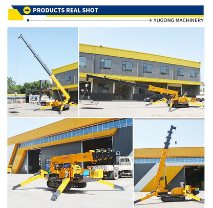 Portable Spider Crane for Stage Equipment Lifting, Event Setup & Exhibition Logistics with Silent Hydraulic Pump
