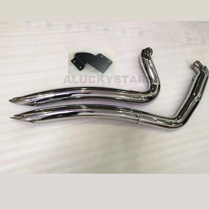 Motorcycle V&H Exhaust System Muffler Exhaust Pipe For Harley Dyna Street Bob Fat Bob Wide Glide Super Glide Low Rider 06-17