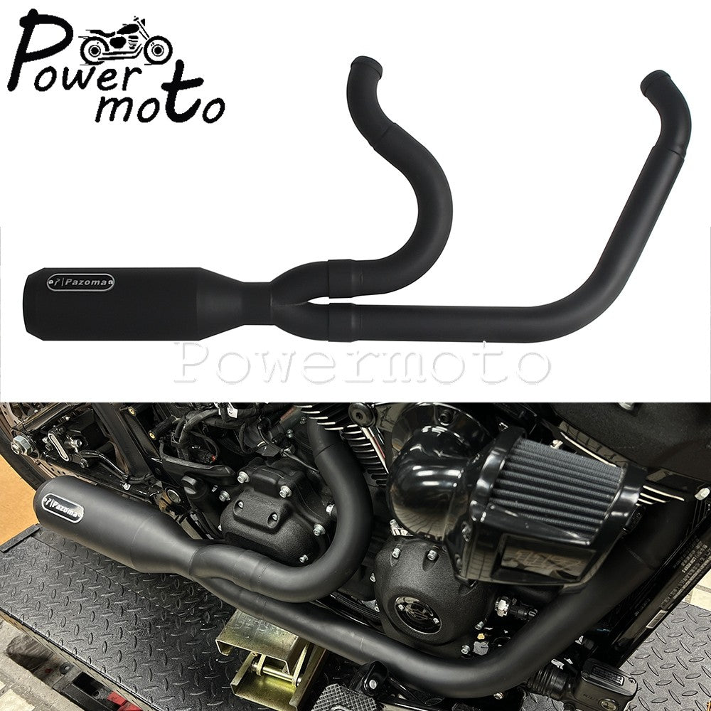 Motorbike Exhaust Pipes Exhaust Baffle Muffler For Harley M8 Softail Low Rider S T Fat Street Bob Standard Slim Deluxe 2018-2025