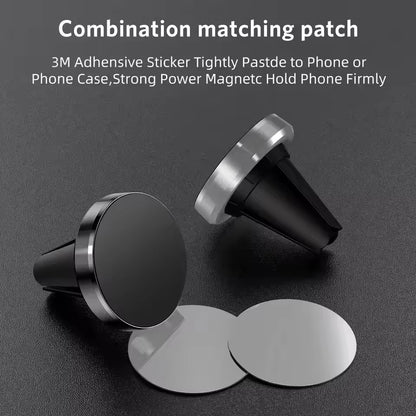Air Vent Magnet Smartphone Mobile Stand Magnetic Car Phone Holder Cell GPS Mount For iPhone 16 15 14 13 12 Xiaomi Samsung Holde