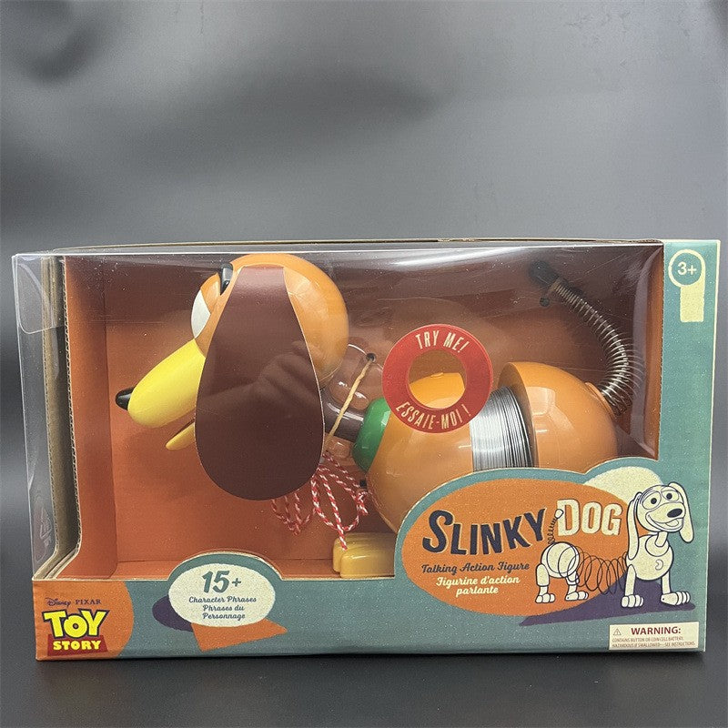 Toy Story Slinky Dog Voice Sound Action Figure 20cm/28cm Dachshund Model Anime Toy Gift for Children Creative Birthday Present