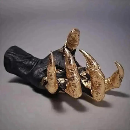Halloween Decoration Jewelry Display Rack Hanger Witch Hand Wall Hanging Statue Resin Retro Aesthetic Art Sculpture