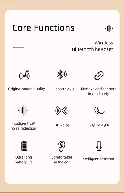 Monster MQT39 Wireless Bluetooth 6.0 Earphones TWS Hifi Stereo Headphones Noise Reduction Gaming Earbuds Sports Headset With Mic
