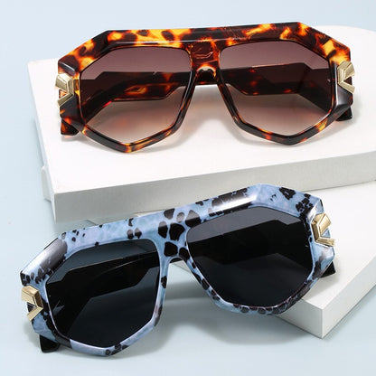 OptiLyra Brand Fashionable Large-Frame Toad Glasses High-Quality Trendy Street Sunglasses Retro Men Aviator Sunglasses