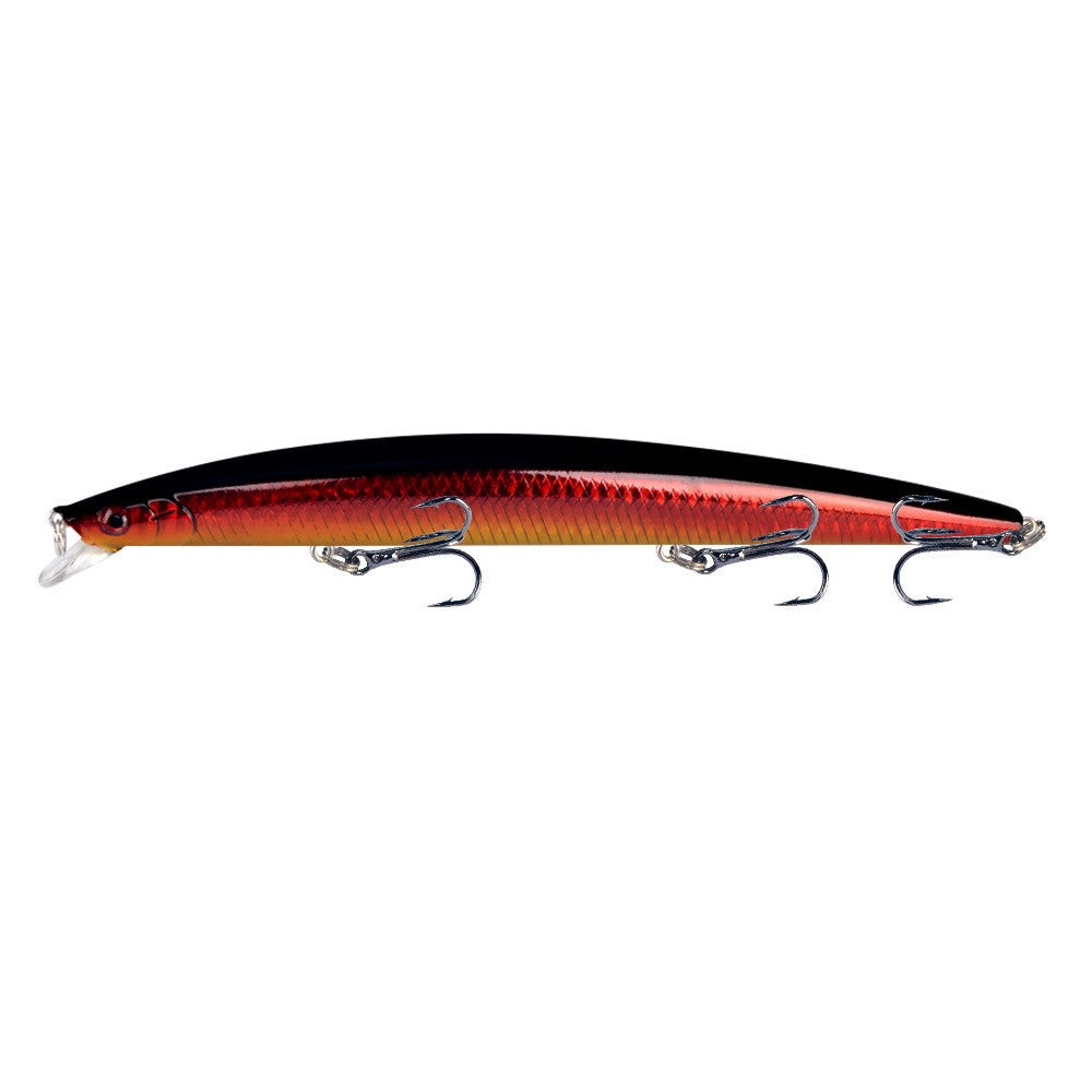 1pcs 18cm 24g Minnow Fishing Lure Laser Hard Artificial Bait Plastic Big Fake Fish Lures Sea Fishing Bait Crankbait Wobblers