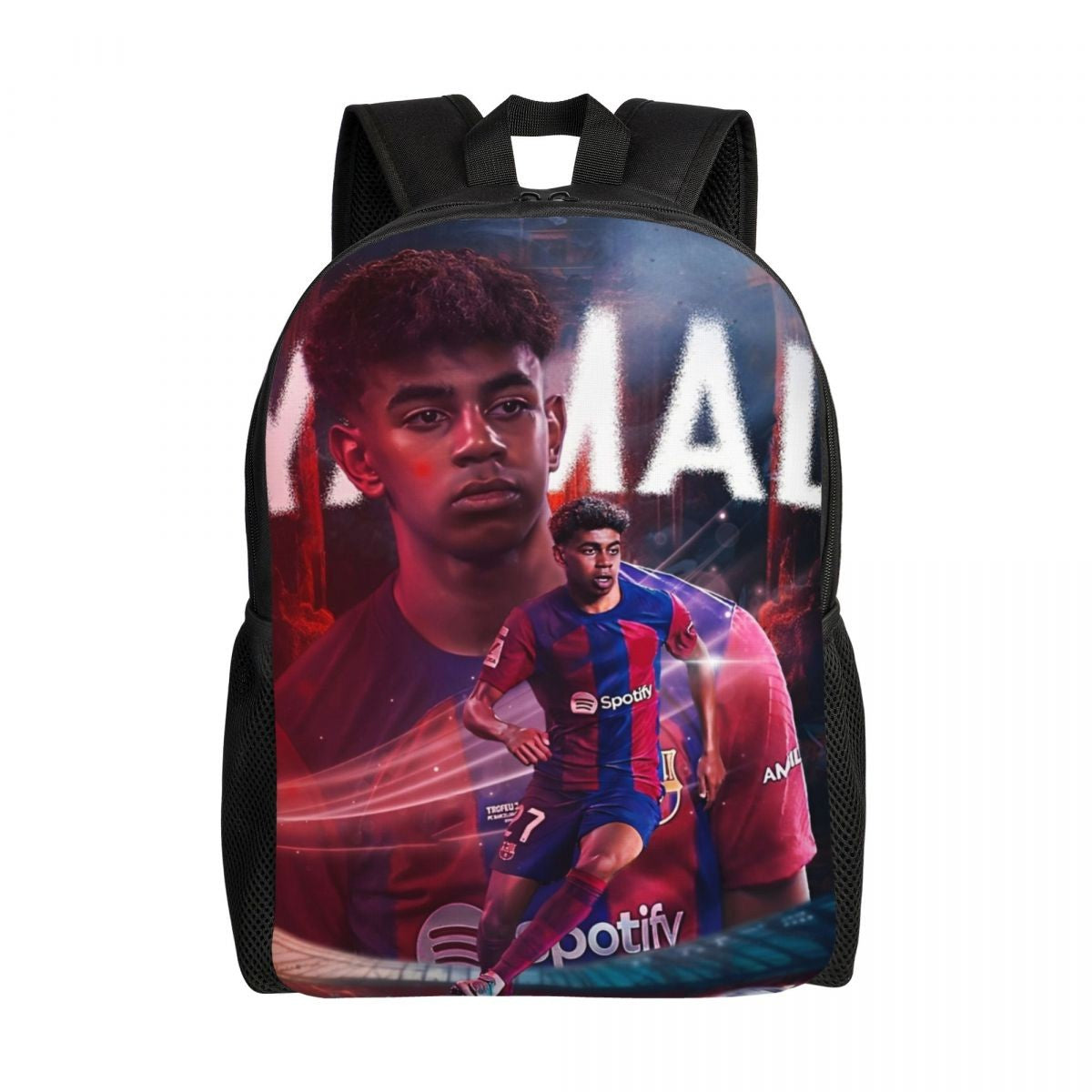 Lamine Y-Yamal Mochila Infantil para Meninos Meninas, Mochilas Esportivas de Futebol, Mochila Escolar Kawaii para Creche