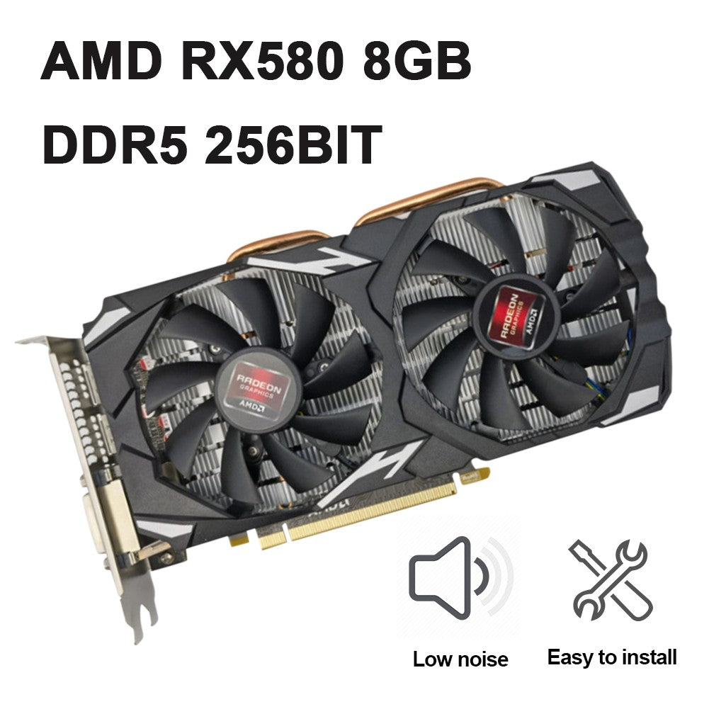 Placa de Vídeo GT610/ GT210/GT730 1/2/4GB DDR5 256Bit com HD VGA DVI PCI-E2.0 16X para PC