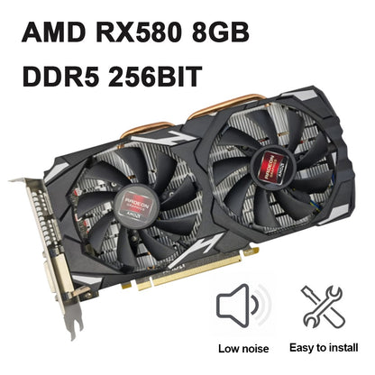 Placa de Vídeo GT610/ GT210/GT730 1/2/4GB DDR5 256Bit com HD VGA DVI PCI-E2.0 16X para PC