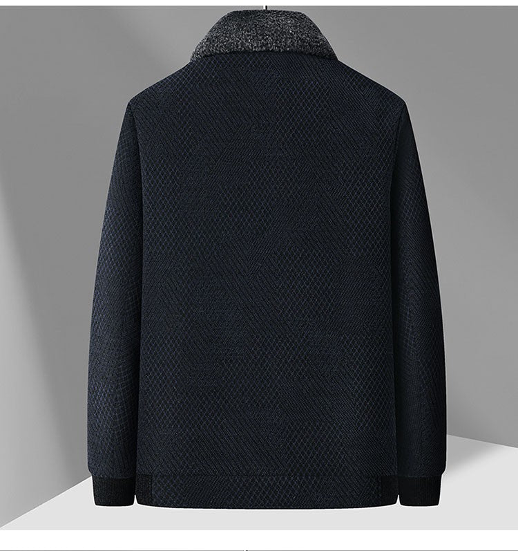 2024 New style Men's Woolen Coat Winter Classic Casual Overcoat Mens high quality Thicken trench coat men full size M-4XL