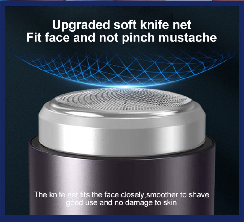Men's Portable Mini Electric Shaver USB Charging Multifunctional IPX7 Waterproof Shaver