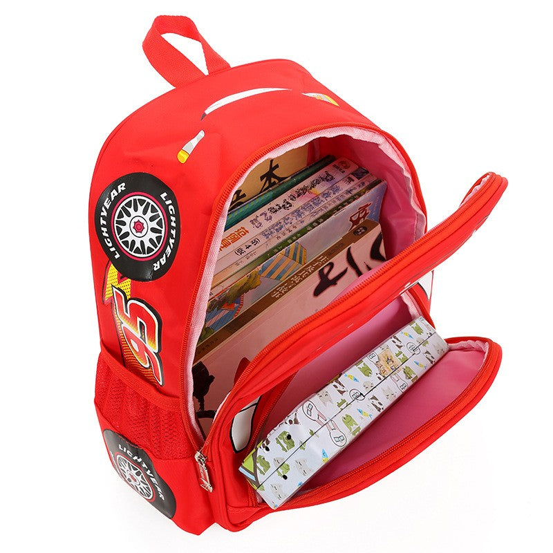 Mochila infantil de carro Disney para creche, mochila de segurança para meninos, alunos do primário, 3-6 anos