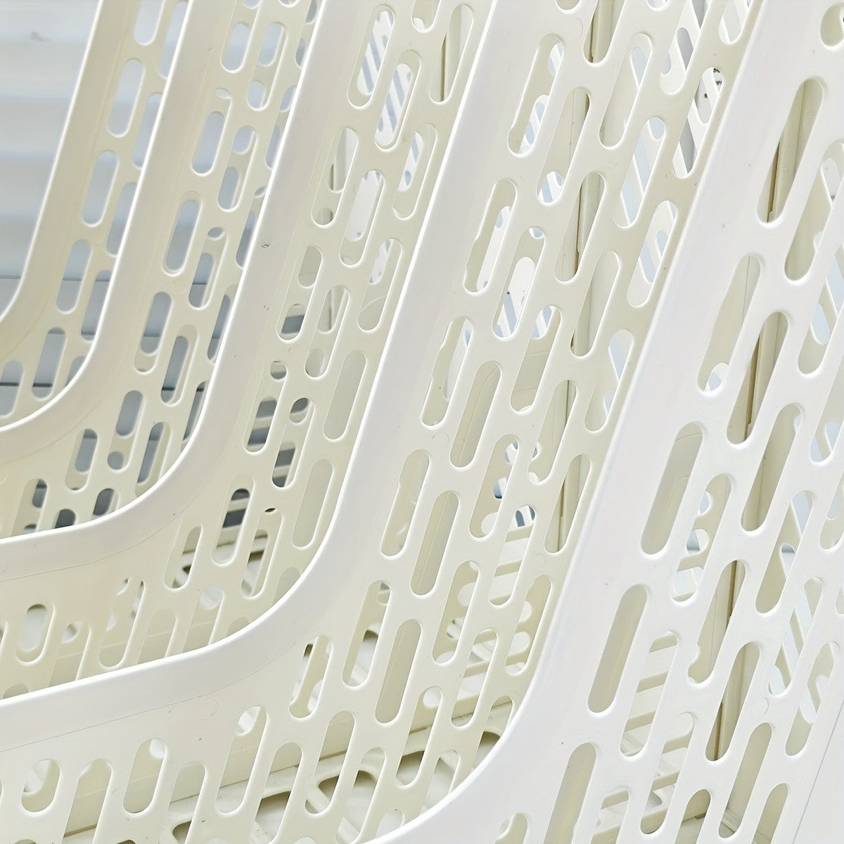 4-Tier Desktop Document Organizer with Open Grid Design - Heavy-Duty file holder, Space-Saving Vertical Organizer for Home Offic