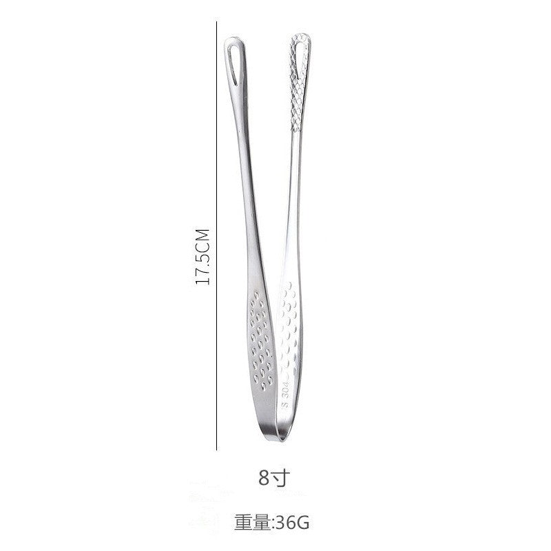 304 Stainless Steel Korean Barbecue Clip BBQ Grill With Kitchen Thickened Non-slip Saute With Steak And Food Clips