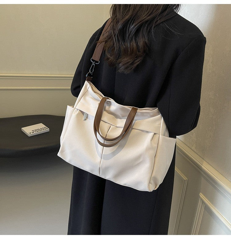 Multi Functional Tote Bag: Durable Nylon Work & Daily Shoulder Purse, Large Capacity Handbag Crossbody Bags for Women Daily Use