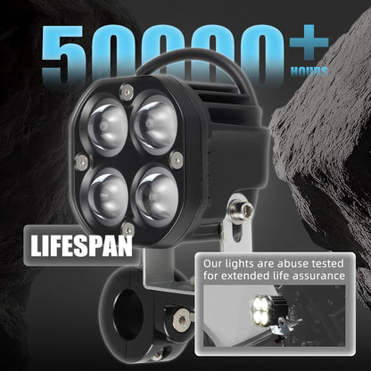 NICECNC para Yamaha Tenere 700 2019-2024 2020 2021 2022 2023 Luz Auxiliar de LED para Motocicleta Kit de Luzes Adicionais Dianteiras