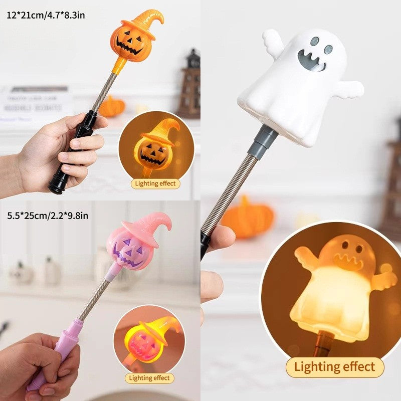 Halloween Shakeing Stick Glow in The Dark Luminous Glow Sticks Halloween Party Favors Day of The Dead Cosplay Party Accessories