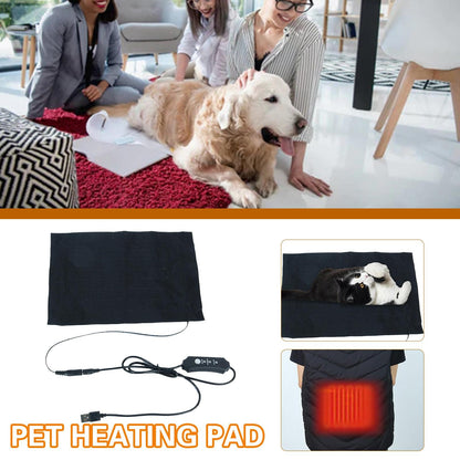 Almofada de Aquecimento USB Dobrável Quente Folha Aquecida À Prova D'Água Assento de Carro para Cachorro Tapete Almofada para Animais de Estimação Réptil Inverno Aquecedor Elétrico para Animais de Estimação