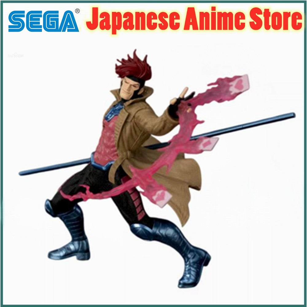 ORIGINAL SEGA ACT CUT X-Men Gambit Remy Etienne LeBeau Série Coleção Boneco Anime Modelo Action Figure Brinquedos Figuarts