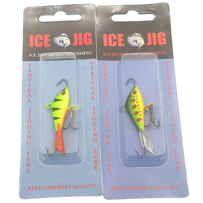 1PÇ Isca Artificial Jig Gelo de Inverno de Qualidade 5cm 7.5g Isca Falsa VIB Isca Artificial Leurre Balancer para Pesca de Carpa Lúcio Perca