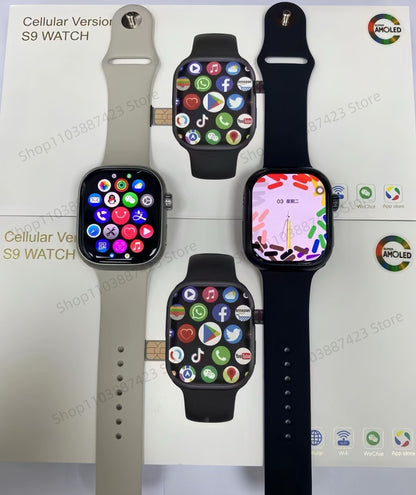 CD99 watch X 5G smartwatch 2.29inch AMOLED 5G LTE smart watch with 180 ° rotary camera GPS WiFi SIM card slot health monitoring