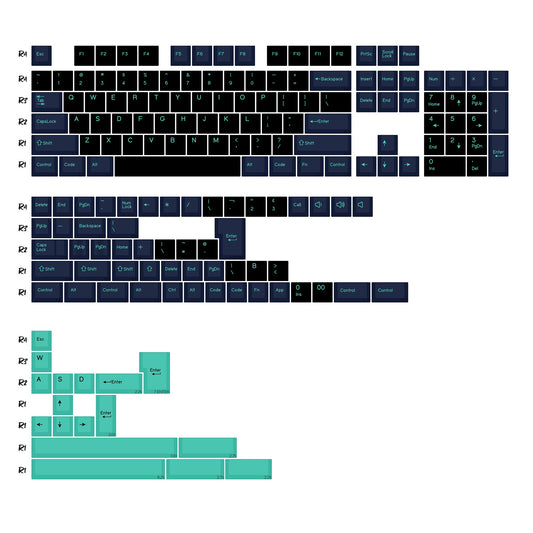 KBDiy GMK Jamon Keycap Red Retro PBT ISO Double Shot Cherry Profile Keycaps For MX Switches 60 Mechanical Keyboard Gamer Key Cap