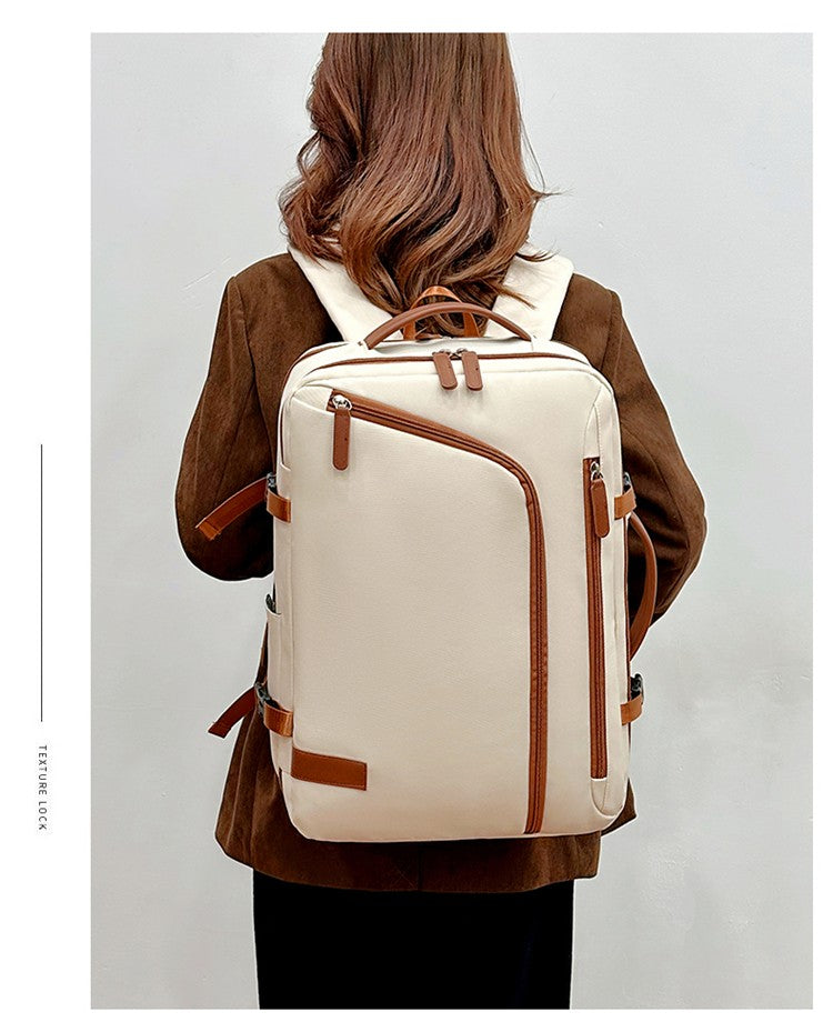 Backpack Unisex New Simple Business Computer Backpack Outdoor Large Capacity Travel Bag Student School Bag for Boys