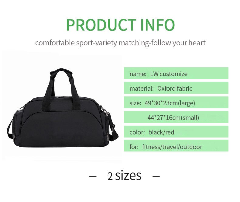 Customize Men Sport Gym Bag Women Yoga Training Bag Travel bag Duffle Bag DIY Swim Fitness bag Weekend Bags Printed Logo