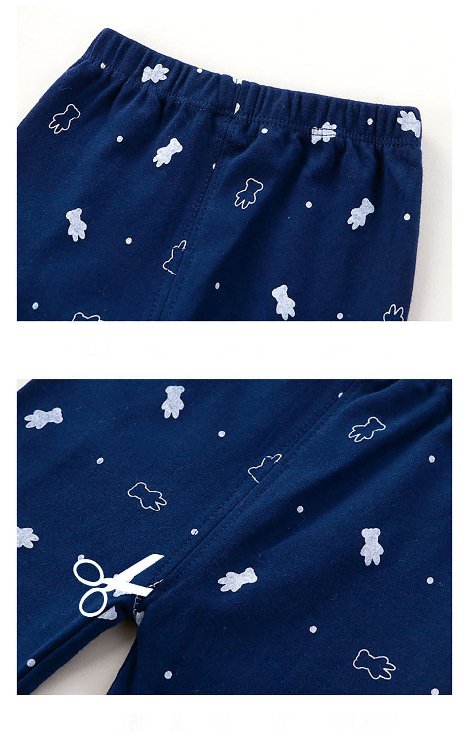 Cotton Children Pajamas Sets Unisex Soft Comfort Warm Cute Cartoon Printed Suitable Boys Girls Perfect for Autumn Winter Warmth