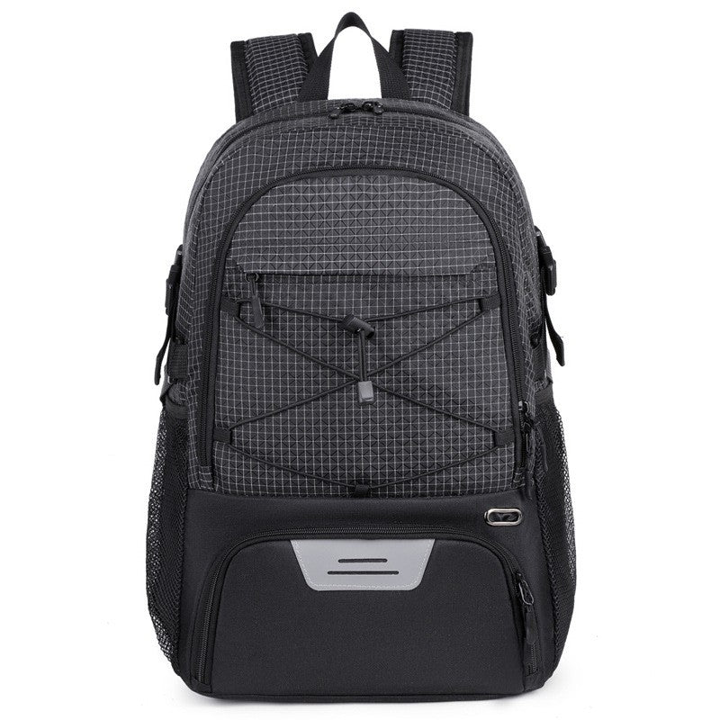 Mochila Esportiva de Basquete para Deslocamento Caminhada Trekking Acampamento com Bolso para Calçados, Viagem ao Ar Livre, Futebol, Academia, Mochila Escolar