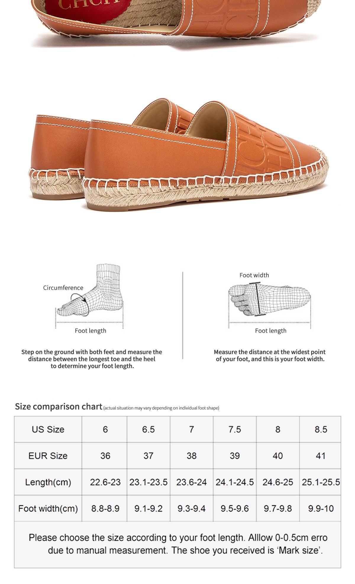 CHCH Women's Beach Shoes 2025 New Anti slip Handmade Hemp Bottom Flat Shoes Mommy Gift Casual Shoes