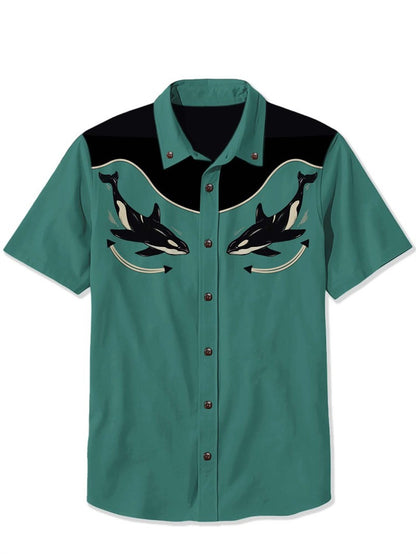 Men's Shirts Summer Casual Fashion Short Sleeved Shirts Mens Hawaiian Shirts Casual Clothing Camisas De Hombre Elegantes De Lujo