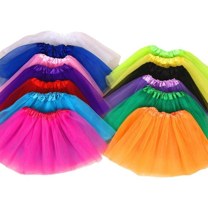 New Women's Tulle Skirt 50s Rockabilly Petticoat Tutu Underskirt Retro Ballet Dance Skirt 3-Layer Tulle Ballet Carnival Costume