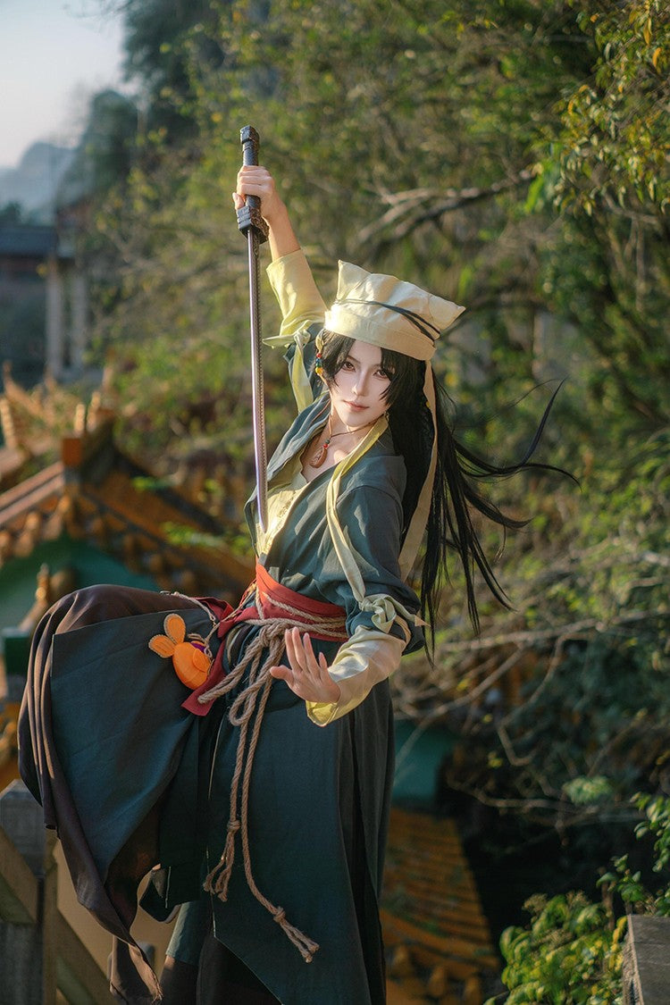 Game Where Winds Meet Yingying Cosplay Costume Ancient Hermit Hero Yingying Hanfu Carnival Convention Event Female Swordsman Set
