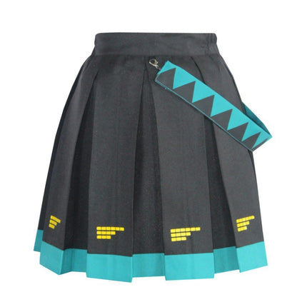 Anime Character Performance Clothes Hatsune Miku MIKU Anime Clothes Cosplay Clothes JK Skirt Same Suit Wig Accessories Halloween