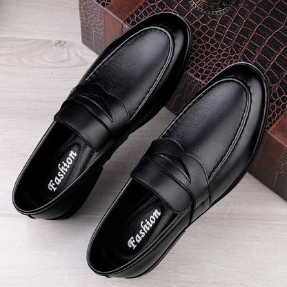 British Style Autumn Casual Leather Doudou Shoes Men's Outdoor Step on Business Shoes Fashion Handmad Designer  Single Flats