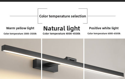 Led Mirror Headlight Bathroom Easy installation Nordic Bathroom Mirror Cabinet Mirror Light Hotel Aisle Painting Headlight