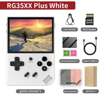 ANBERNIC RG35XX Plus/RG35XX Retro Handheld Game Console 3.5? IPS Screen Linux Portable Video Game Player Support HD-M-I TV Outpu