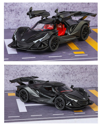 1:32 Apollo IE Miniature Vehicle Mini Alloy Diecast Model Car Metal Sound & Light Collection Hobby Children Toy Car Birthday Boy