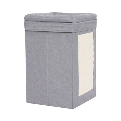 Casa para Gatos, Cama Interna para Gatos, Apartamento Moderno e Fofo para Gatos, Ninho Dobrável para Gatos - Cinza?para Uso Doméstico, Pet Shop