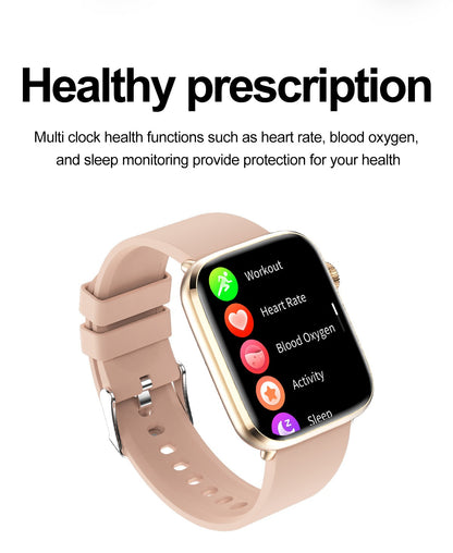 2025New NFC Smat Watch Women 1.85-inch Blood Pressure Heart Rate Bluetooth Call Female Health Smarwatches Ladies For Android IOS