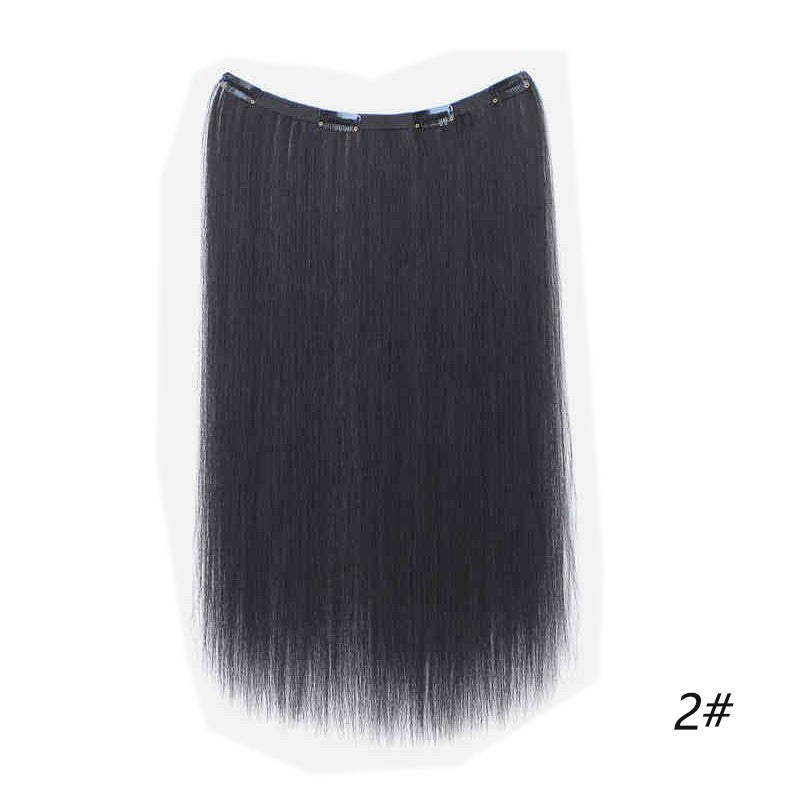Extensões de cabelo coloridas de uma peça, sem rastros, de orelha a orelha
