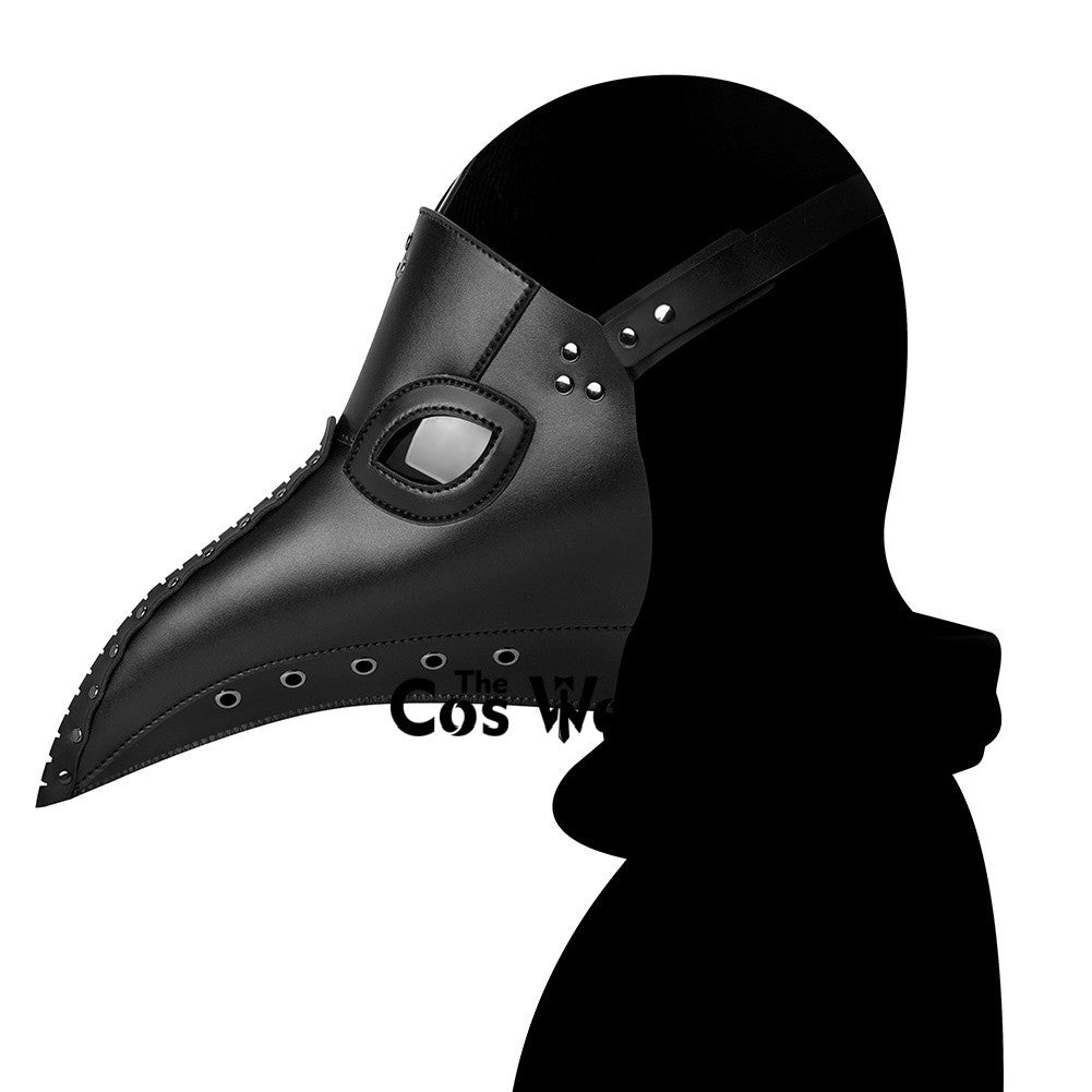 Halloween Plague Doctor Mask Steampunk Gothic Bird Beak Props for Party Carnival Cosplay Costumes Masquerade