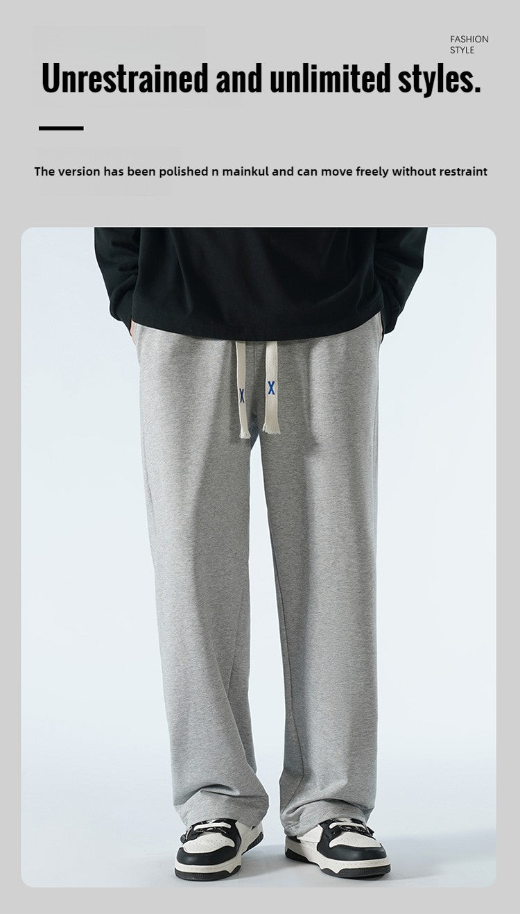 Big Tall Men Sweat Pant Drawstring Extra Long Length Sweatpant Stretch Winter Fleece Sport Jogger Trouser Male 200Cm 190cm 120cm