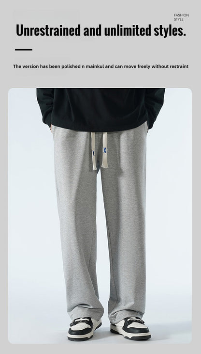 Big Tall Men Sweat Pant Drawstring Extra Long Length Sweatpant Stretch Winter Fleece Sport Jogger Trouser Male 200Cm 190cm 120cm