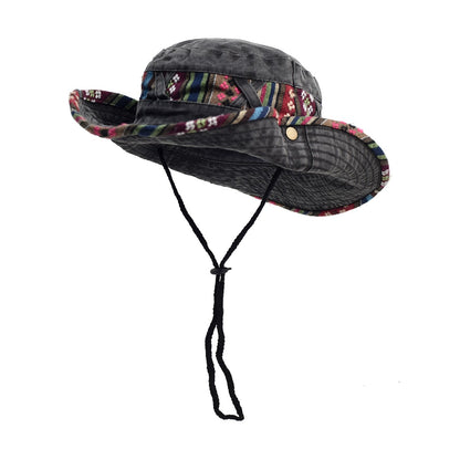 2024 Fashion Summer Bucket Hat Outdoor Camping Cap Hiking Fishing Hats Fishing Accessories Bike Accessories Cowboy Hats Sun Caps