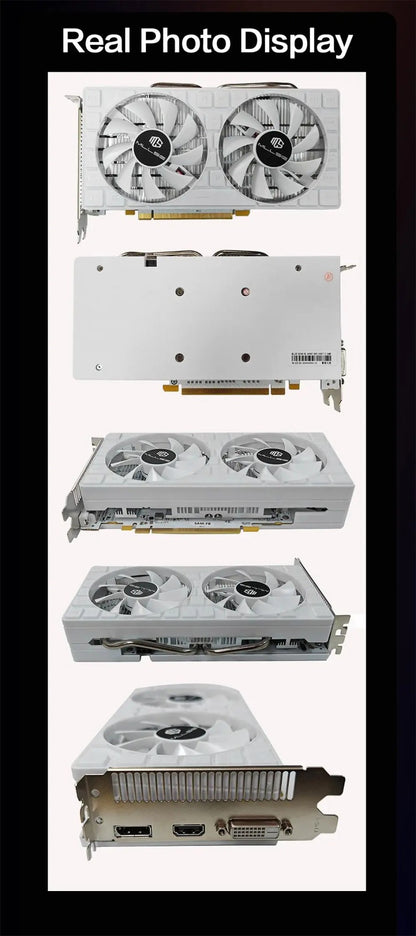 Placa de vídeo MLLSE AMD Radeon RX 580 8GB 2048SP branca GDDR5 DP HDMI DVI
