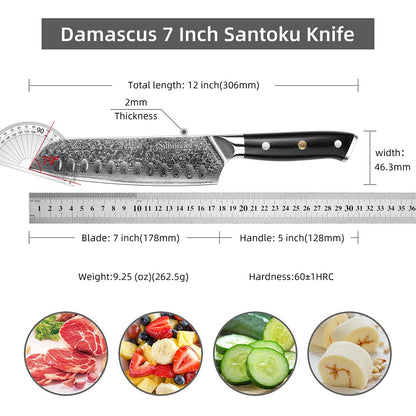 Clássico 1-4 unidades/conjunto Facas de Chefe 73 Camadas Aço Damasco de Alto Carbono Faca de Cozinha Afiada Ferramentas de Corte de Carne e Vegetais
