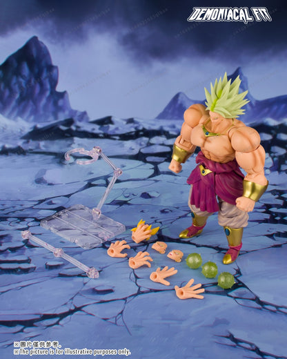 Em Estoque Dragon Ball Demoniacal Fit DF SHF Lendário Berserker Quebra o Universo Broly Boneco de Ação Brinquedo Modelo Presente